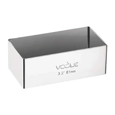 Afbeelding van Mini taartvorm rechthoekig 8x4cm
