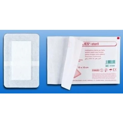 Afbeelding van Eilandpleister Rudavlies Steriel Wit 10 x 12 cm 50 stuks