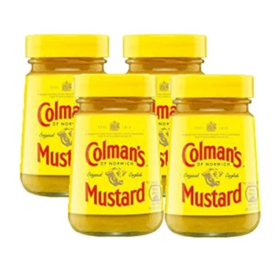 Afbeelding van Colman&#039;s Originele Engelse mosterd (4 potten van 170 g)