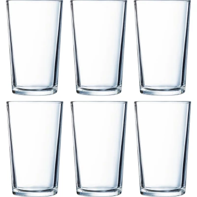 Afbeelding van Arcoroc Conique Waterglazen Longdrinkglas 28 cl 6 Stuks Stapelbaar