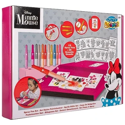 Afbeelding van Canenco Minnie Mouse Blaaspennen Set