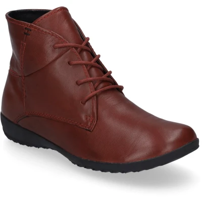 Afbeelding van Josef Seibel NALY Veterboots, Dames, Maat: 44, Carmin Leer