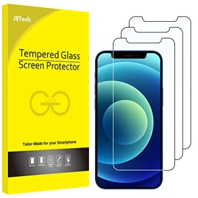 Afbeelding van JETech Displaybeschermfolie voor iPhone 12 mini 5,4 inch, gehard glas, 3 stuks