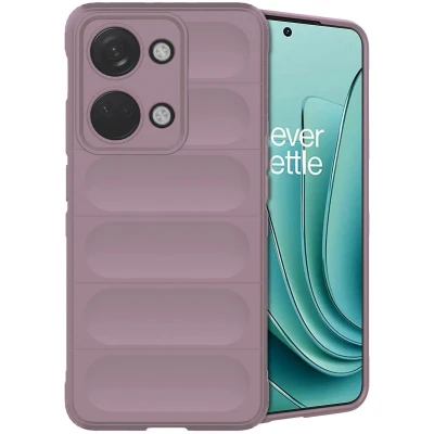 Afbeelding van iMoshion Hoesje Geschikt voor OnePlus Nord 3 Siliconen EasyGrip Backcover Paars