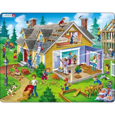 Afbeelding van Larsen Legpuzzel Maxi Het Huis 62 Stukjes