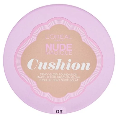 Afbeelding van L&#039;Oréal Nude Magique Cushion Foundation 03 Vanilla