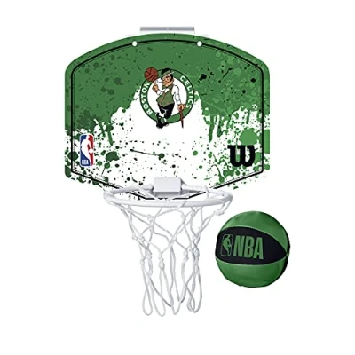 Afbeelding van Wilson Basketbalring Nba Team Mini Boston Celtics Groen 2 delig