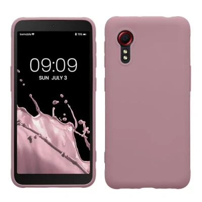 Afbeelding van kwmobile telefoonhoesje geschikt voor Samsung Galaxy Xcover 5 Hoesje smartphone Back cover in oudroze