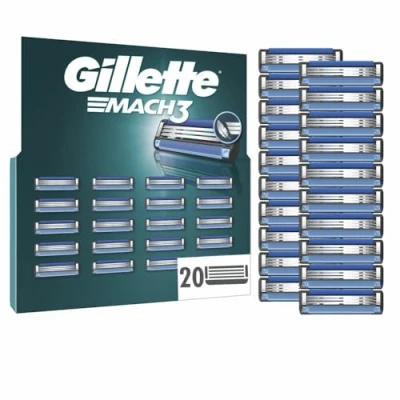 Afbeelding van Gillette Scheermesjes Mach3 20 stuks