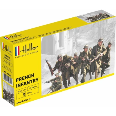 Afbeelding van Heller 1/72 French Infantryhel49602 modelbouwsets, hobbybouwspeelgoed voor kinderen, modelverf en accessoires