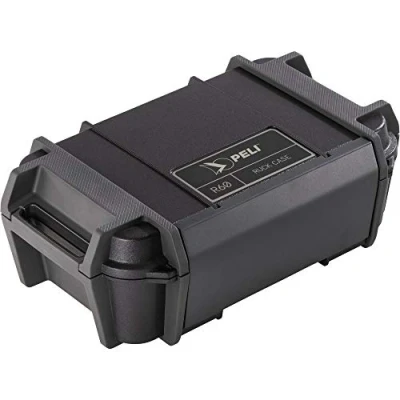 Afbeelding van Peli R60 Ruck waterdichte opbergdoos voor kleine elektrische apparaten en outdoor avonturengereedschap, IP68 waterdicht stofdicht, inhoud 2,32 l, zwart