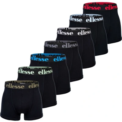 Afbeelding van Ellesse 7ER Packyema LOGO Stretch Onderbroeken, Heren, Maat: XXL, Schwarz bunt