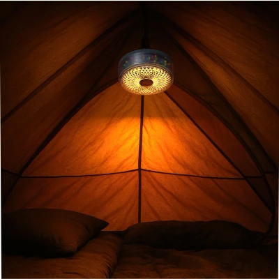 Afbeelding van Calex Lichtsnoer 8m Oplaadbaar Camping Verlichting RGB en Warm Wit Licht