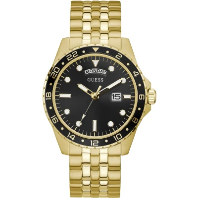 Afbeelding van Guess Comet Unisex Horloge goldcoloured, Maat: One Size, Gold coloured