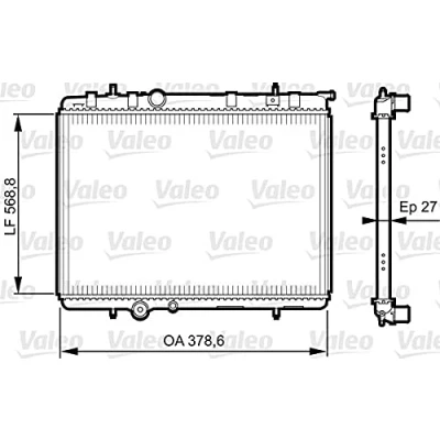 Afbeelding van Valeo Radiateur 735597
