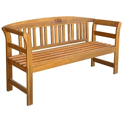 Afbeelding van vidaXL Tuinbank 157 cm massief acaciahout