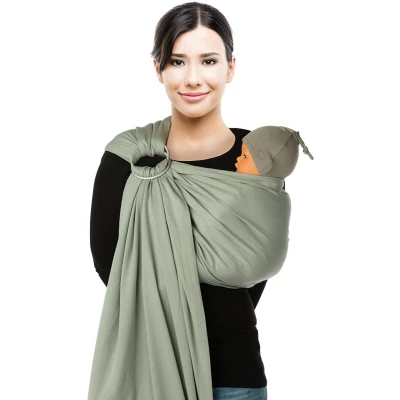 Afbeelding van Babylonia draagdoek BB SLING Grey violet padded