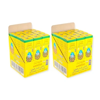 Afbeelding van HARVESSA Harissa vuurtoren Cap Bon Tube, Paste Tube Tunesië vegetarische kruidenpasta veganistisch (24 x 70 g)