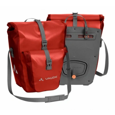 Afbeelding van VAUDE Aqua Back Plus Dubbele Fietstas 51L (2x 25,5L) Rood