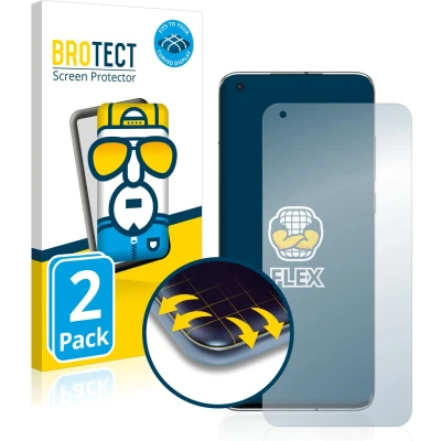 Afbeelding van BROTECT Screenprotector voor Xiaomi Mi 10 Ultra Folie Beschermfolie transparant volledig dekking (2 Stuks)