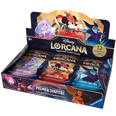 Afbeelding van Ravensburger Disney Lorcana : eerste hoofdstuk Verzamelkaartspel 24 boosterverpakkingen vanaf 8 jaar 12 kaarten per booster Franse versie