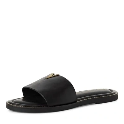 Afbeelding van Marco Tozzi Pantoffels, Dames, Maat: 41, Black Leer