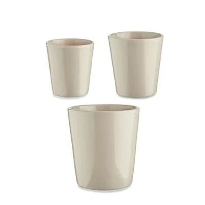 Afbeelding van Pottenset Ø 14 cm 22 17 Cónica 3 Onderdelen Grijs