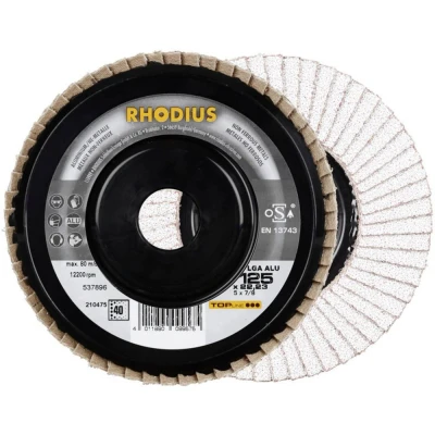 Afbeelding van Rhodius 210475 LGA ALU Lamellenschijf Diameter 125 mm Boordiameter 22.23 Non ferrometaal 1 stuk(s)