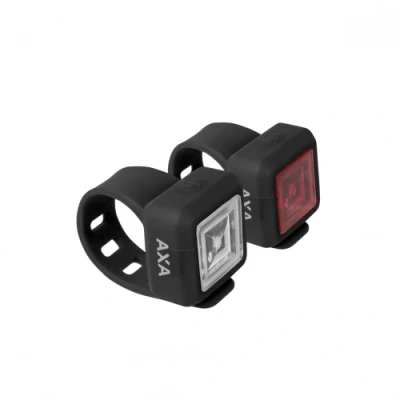Afbeelding van Fietsverlichtingset AXA Niteline 11 (LED, Batterijen, 3 standen)