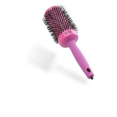 Image de Olivia Garden Expert Blowout Shine Rose 55 Brosse ronde en céramique antistatique pour brushing brillant et sans frisottis