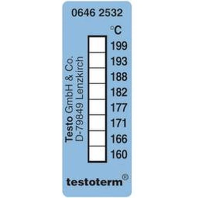 Afbeelding van testo testoterm Temperatuurmeetstrip 161 tot 204 C Inhoud10 stuk(s)
