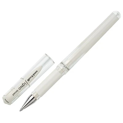 Afbeelding van Uni Ball Signo UM 153 gelpen, wit, 3 stuks