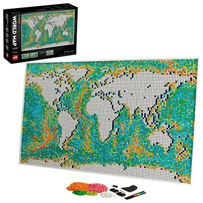 Afbeelding van LEGO Art Wereldkaart 31203