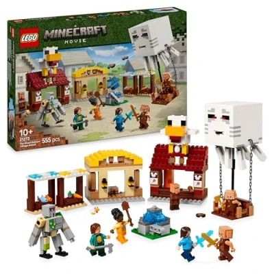 Image de LEGO® Minecraft® 21273 Les Ghasts à l’attaque du village