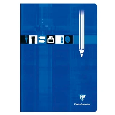 Image de Cahier piqué Dessin A4 Clairefontaine 32 pages Uni