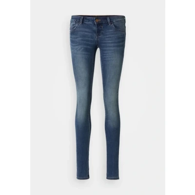 Afbeelding van ONLY Onlcoral Superlow Jeans Skinny Fit, Dames, Maat: 26x34, Dark blue denim