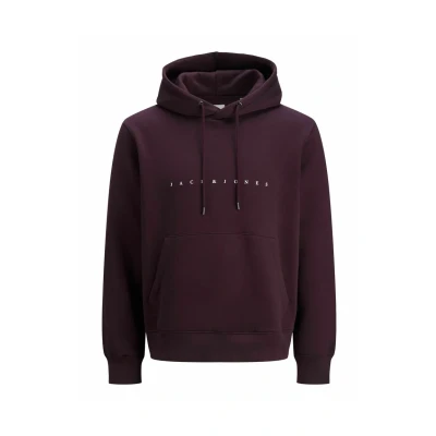 Afbeelding van Jack &amp; Jones Jjestar HOOD Sweater, Heren, Maat: Large, Plum perfect
