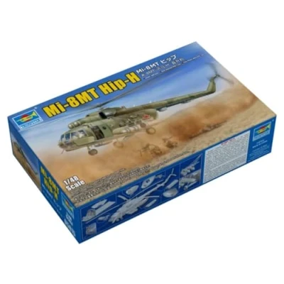Afbeelding van 1:48 Trumpeter 05815 Mi 8MT Hip H Heli Plastic Modelbouwpakket