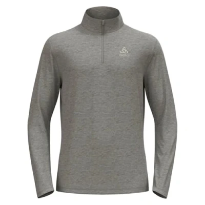 Afbeelding van Odlo Middenlaag Loopshirt Halve Rits BERRA GRIJS Maat S