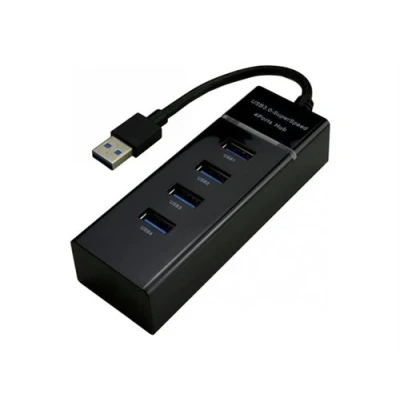 Image de MCL Concentrateur (hub) noir 4 x SuperSpeed USB 3.0 de bureau