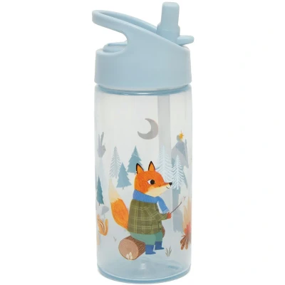 Afbeelding van Petit monkey drinkfles met rietje bonfire animals 380 ml