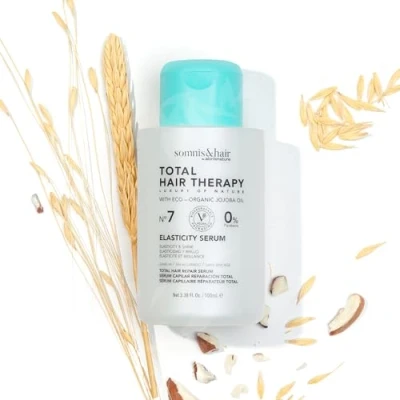 Afbeelding van somnis&amp;hair Total Hair Therapy Repair Serum 0% parabenen sulfaten met veganistische natuurlijke werkzame stoffen 100 ml