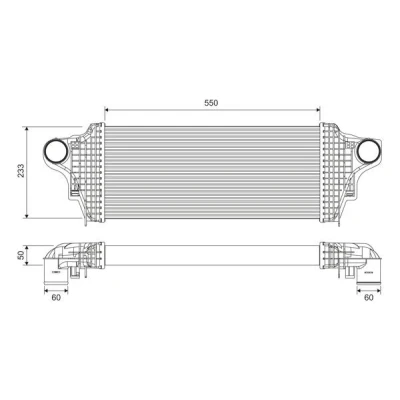 Afbeelding van VALEO 818320 Intercooler Aluminium Zonder sensor MERCEDES BENZ: GL