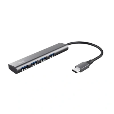 Image de Trust Halyx Concentrateur (hub) USB C 4 x 3.2 Gen 1 de bureau