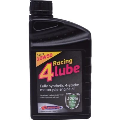 Afbeelding van BO Motor Oil / Systac Motorolie Racing 4 Lube 10W 50 Synth Ester (1L)