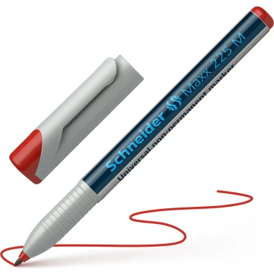 Afbeelding van Schneider universele non permanent marker Maxx 225 M rood S 1212