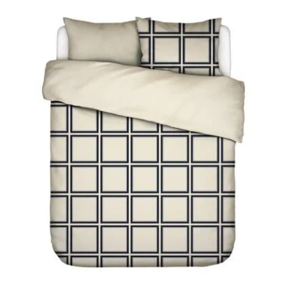 Afbeelding van ESSENZA Luca Dekbedovertrek Vanille Lits Jumeaux XL 260x200/220 cm