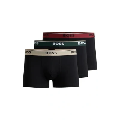 Afbeelding van BOSS Trunk 3 PACK Onderbroeken, Heren, Maat: Large, Patterned eight