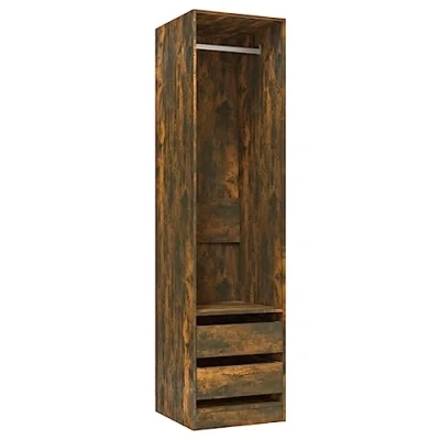 Afbeelding van vidaXL Kast met laden, gerookt eiken, 50 x 200 cm, bewerkt hout