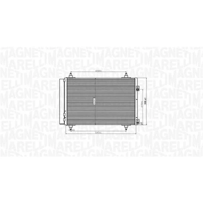 Afbeelding van Magneti Marelli Airco condensor 350203820000